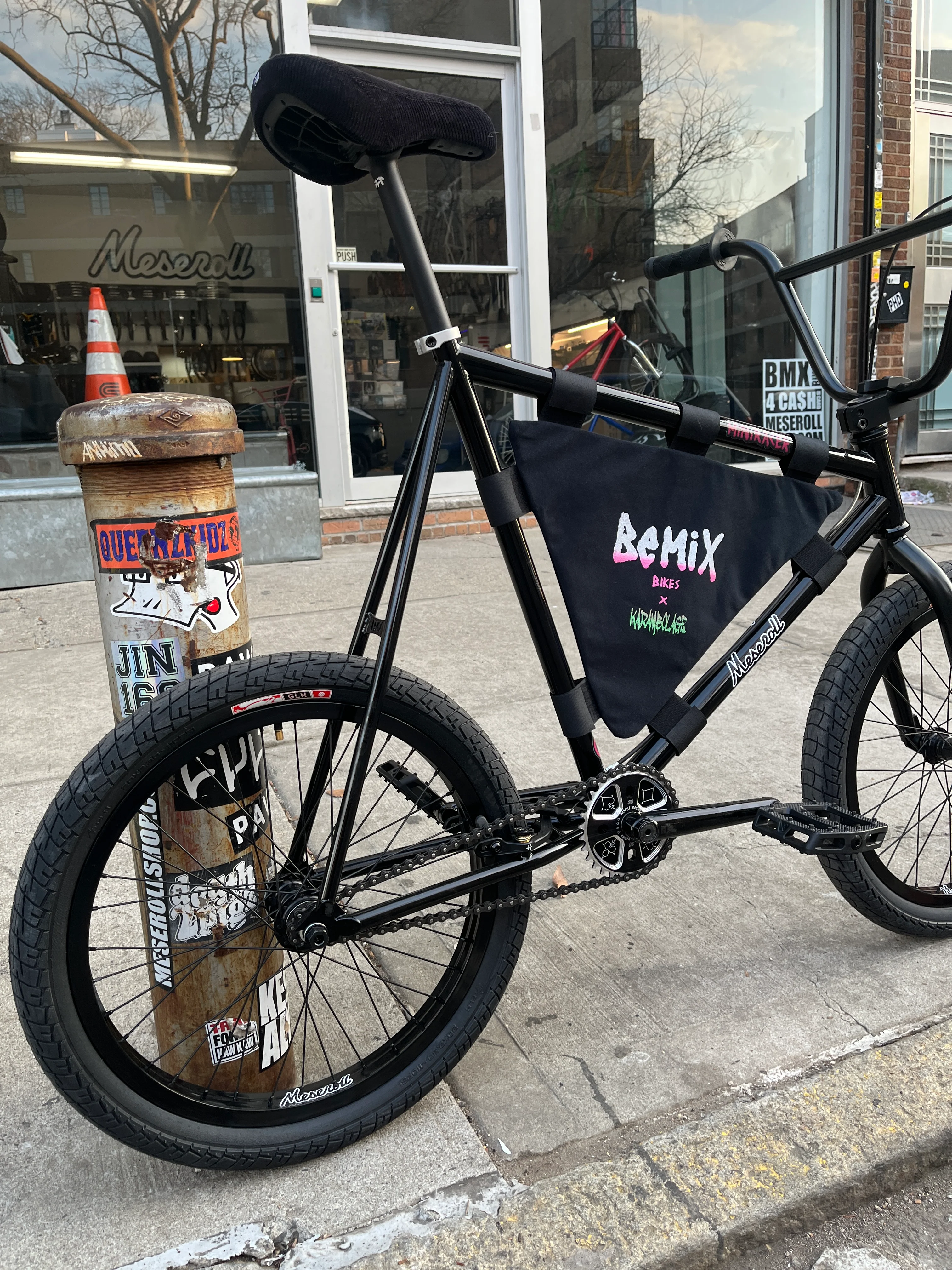 Bemix Mini Racer Custom Complete Bike - BLACK - Image 2