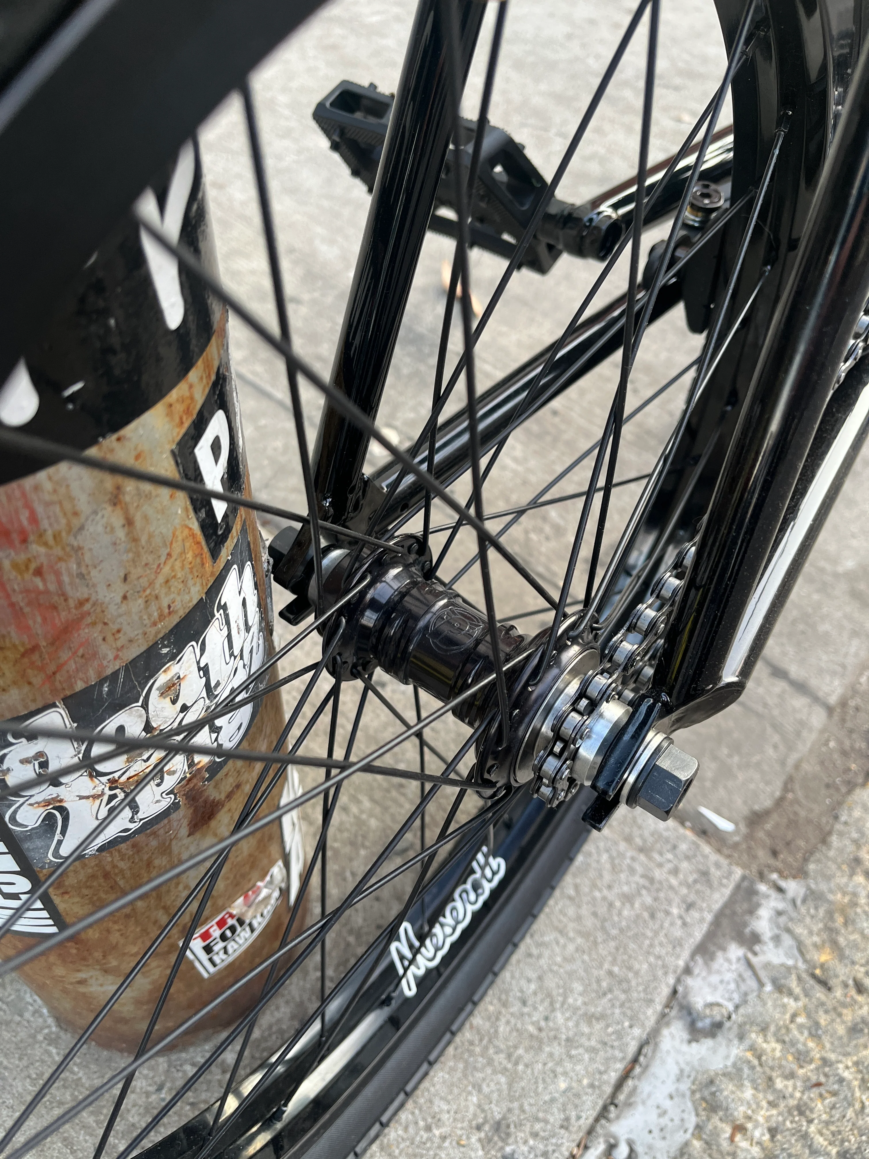 Bemix Mini Racer Custom Complete Bike - BLACK - Image 6