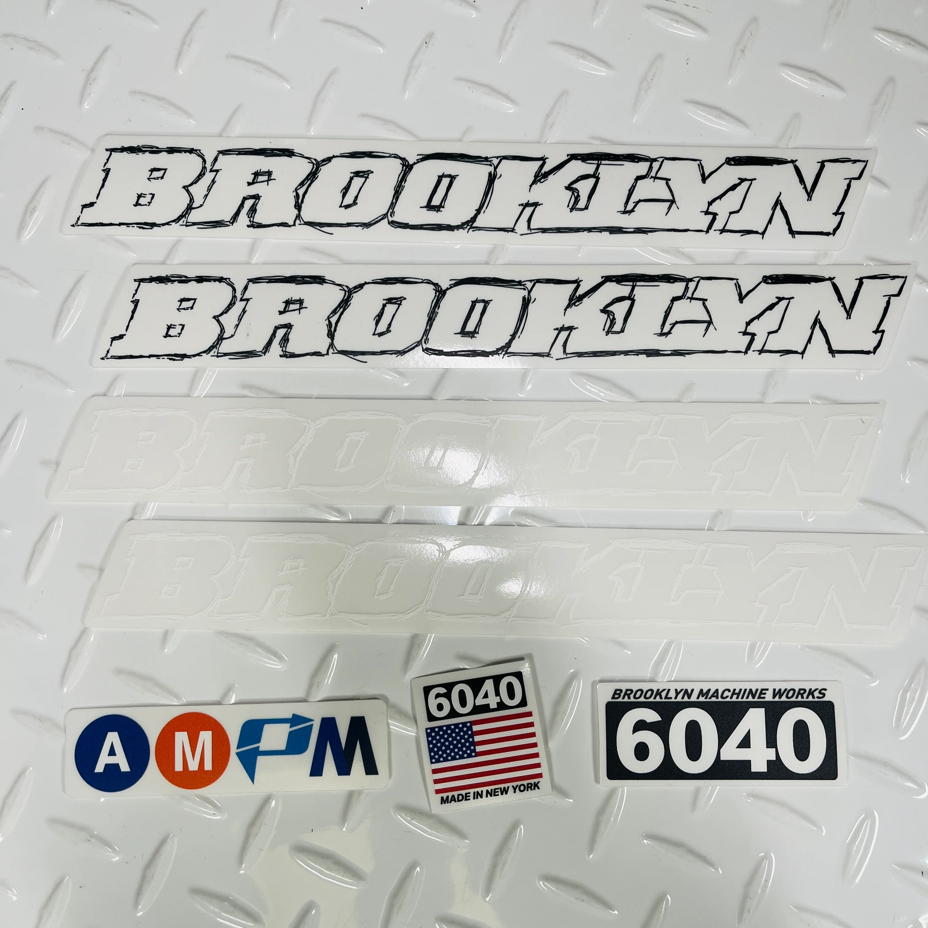 Brooklyn Machine Works 6040 Frame Sticker Pack - Image 3
