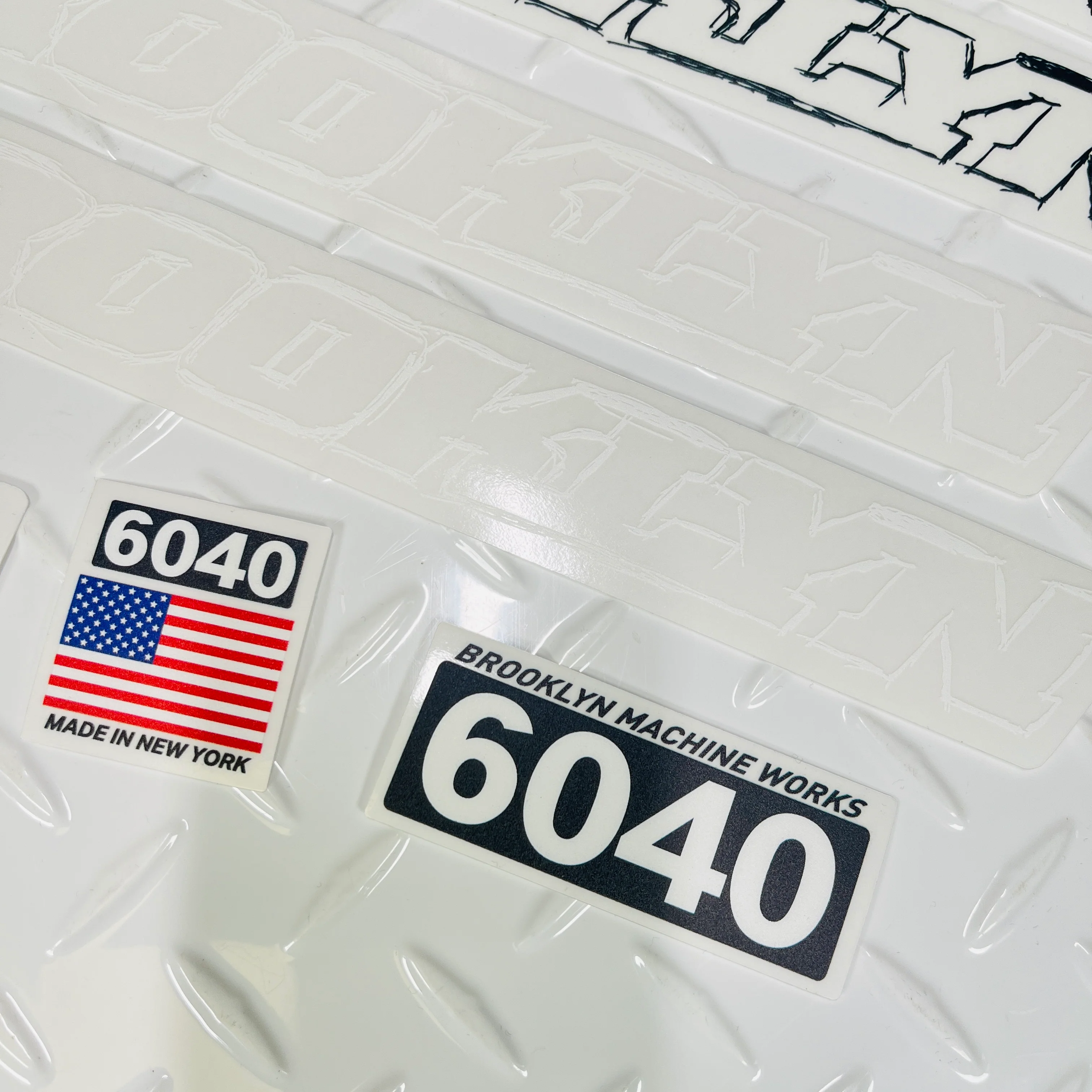 Brooklyn Machine Works 6040 Frame Sticker Pack - Image 4