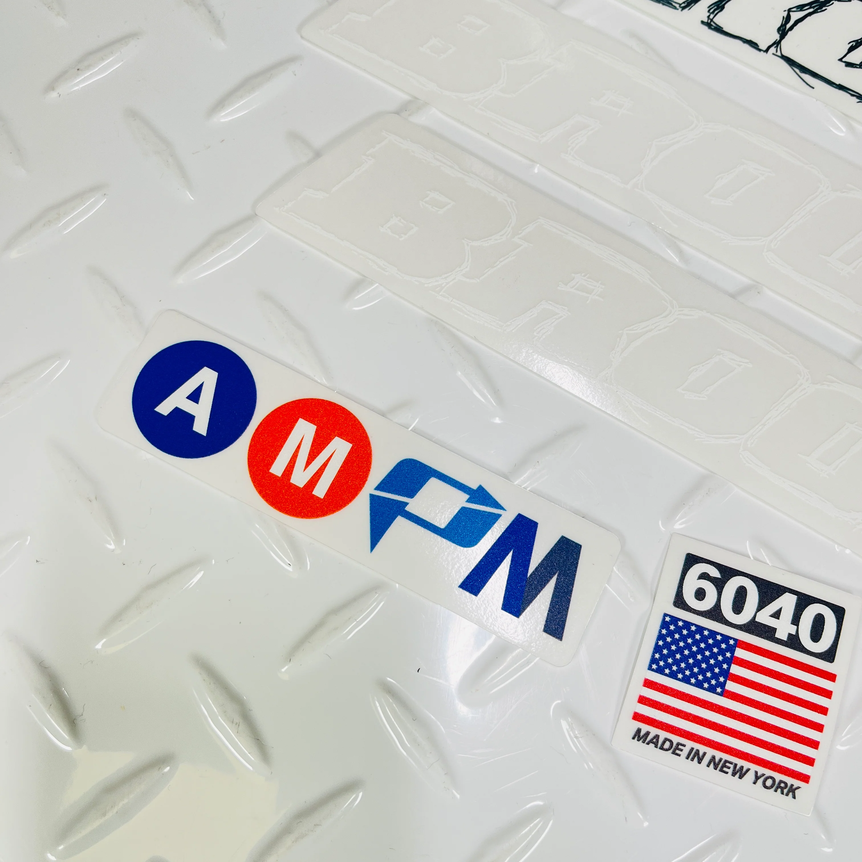 Brooklyn Machine Works 6040 Frame Sticker Pack - Image 5