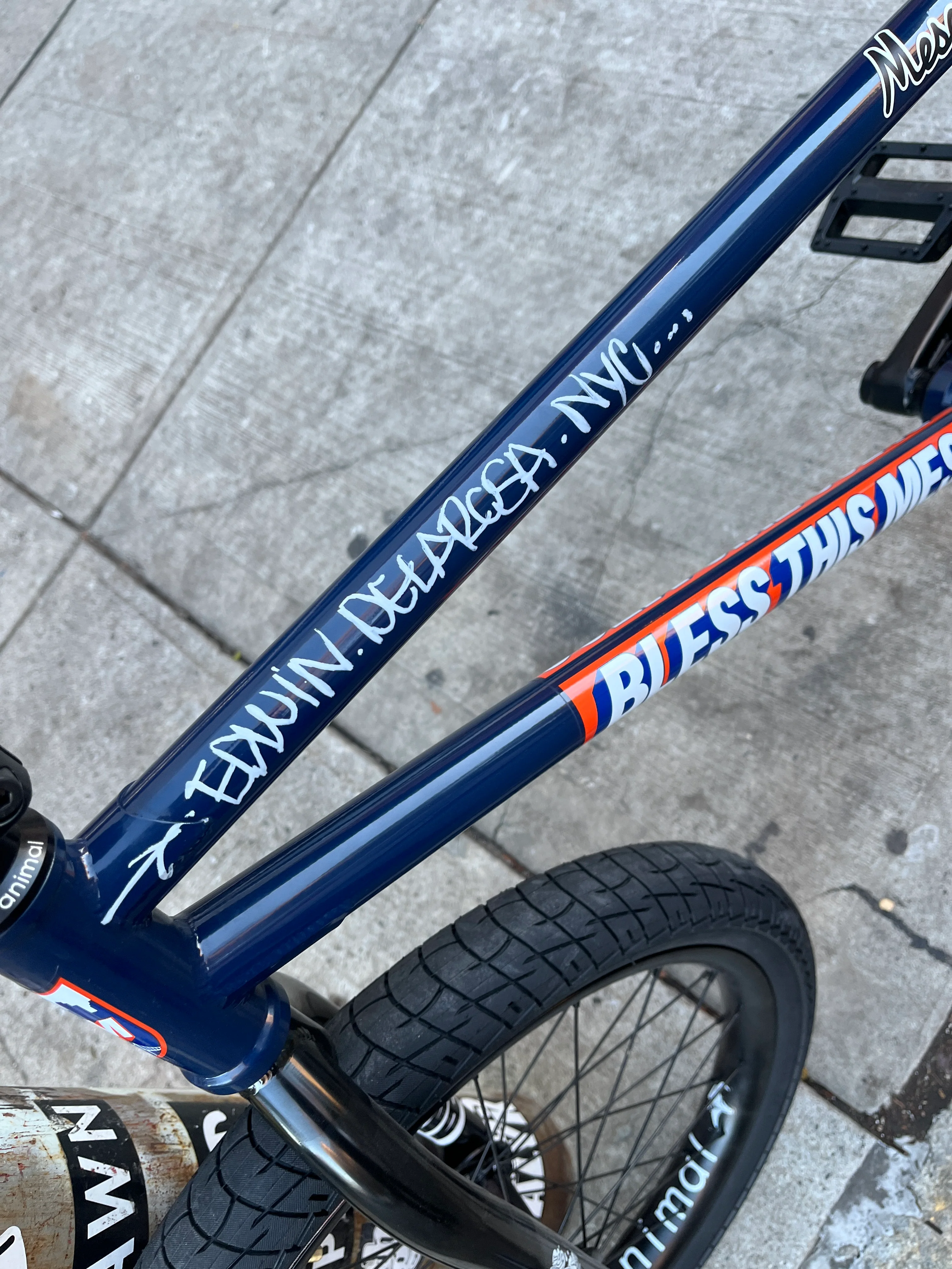 Edwin DeLaRosa BTM XL Custom Complete BMX Bike - Image 3