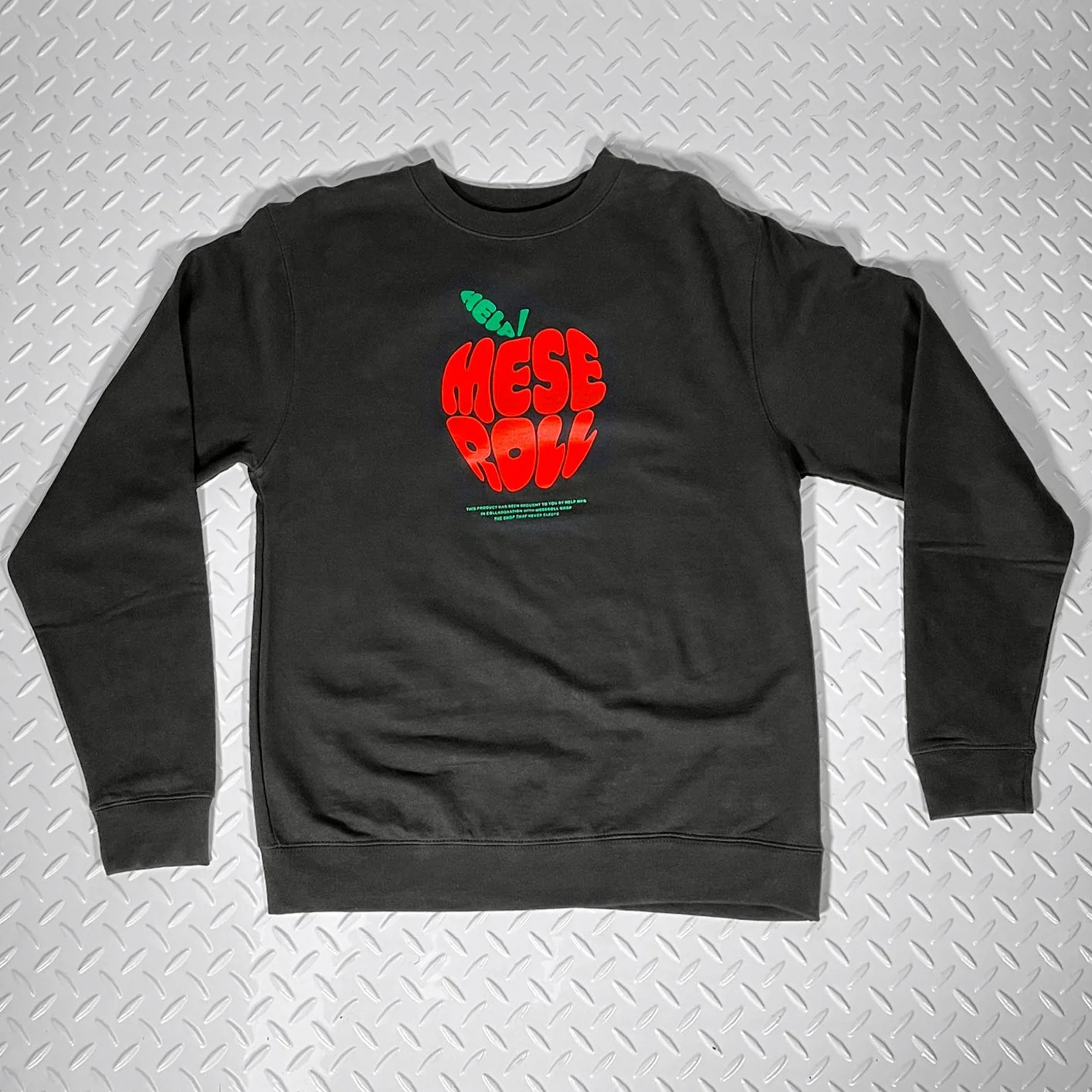 HELP x MESEROLL Never Sleep Crew Neck - Image 3