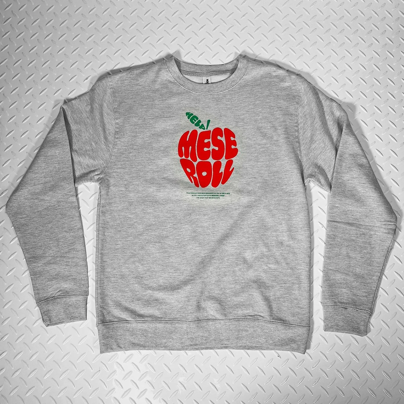 HELP x MESEROLL Never Sleep Crew Neck - Image 4