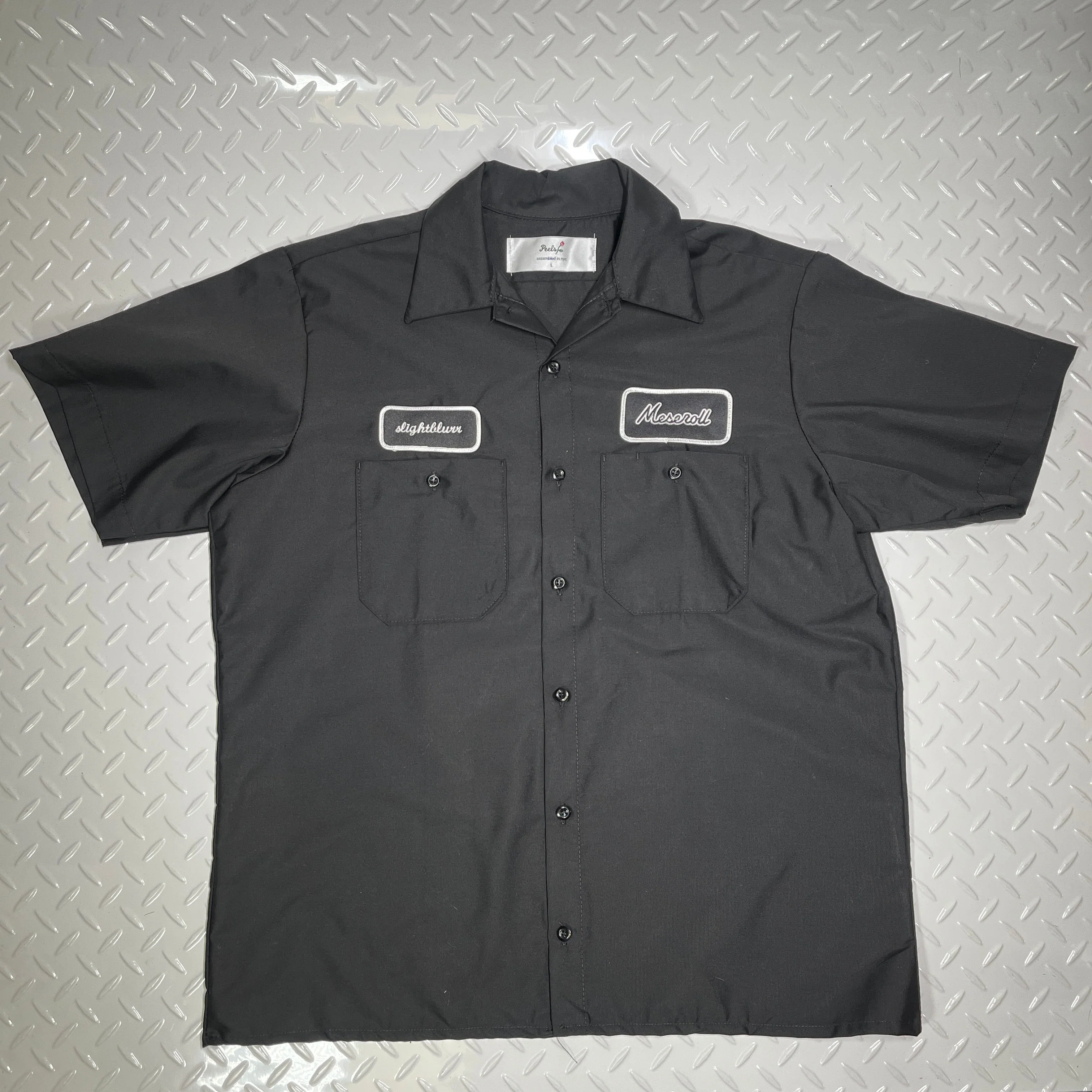 Meseroll Custom Mechanic Button Up Work Shirt - Image 3