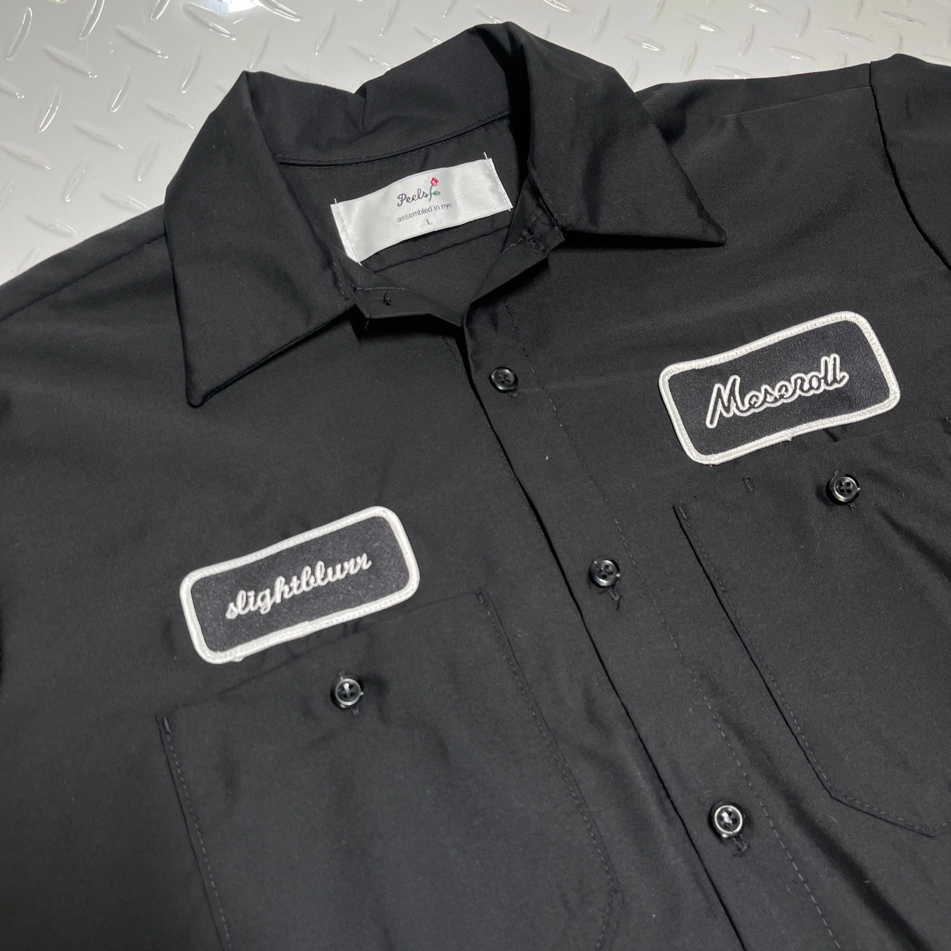 Meseroll Custom Mechanic Button Up Work Shirt - Image 4