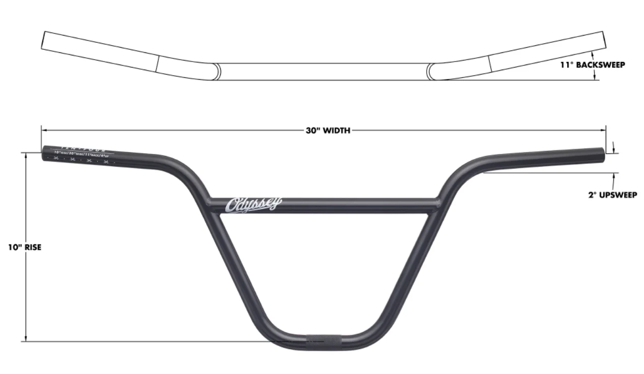 Odyssey 10-4 BMX Bars - Image 2