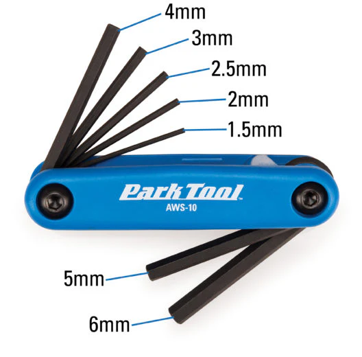 Park AWS-10 Folding Hex Wrench Set - Image 3