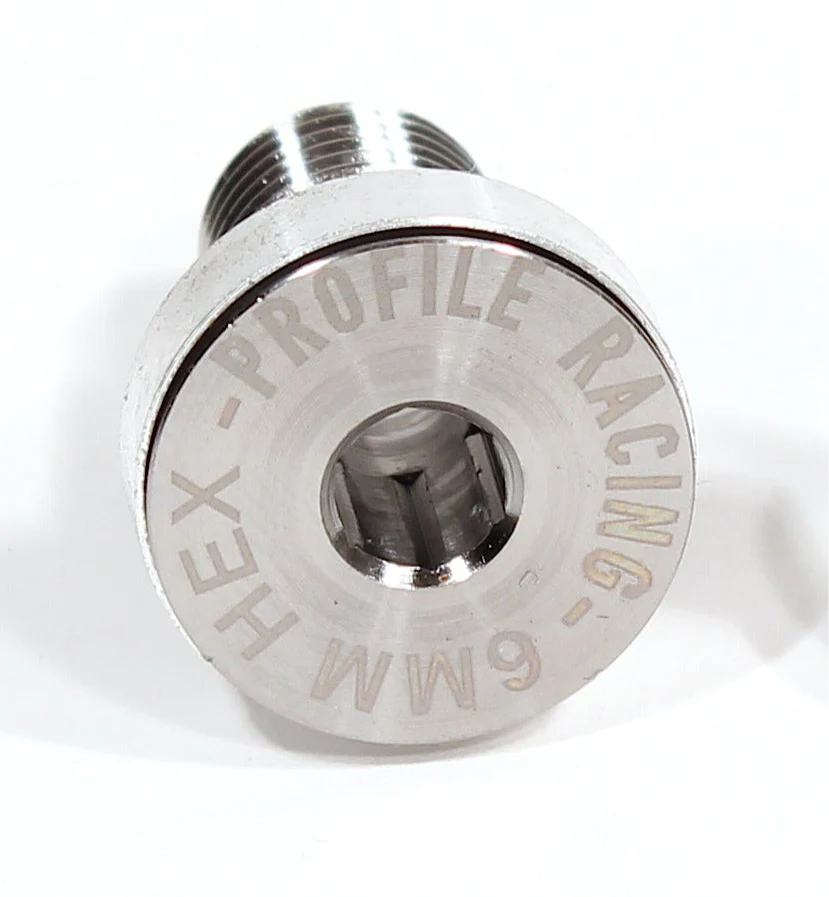 Profile Racing Titanium Flush BMX Crank Bolt & Washer