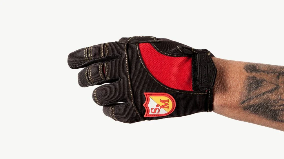 S&M x Biltwell Shield BMX Riding Gloves - Image 2